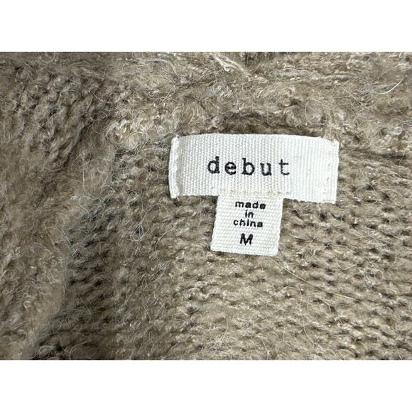 Debut size Medium Tan Boyfriend Cardigan - Picture 3 of 3